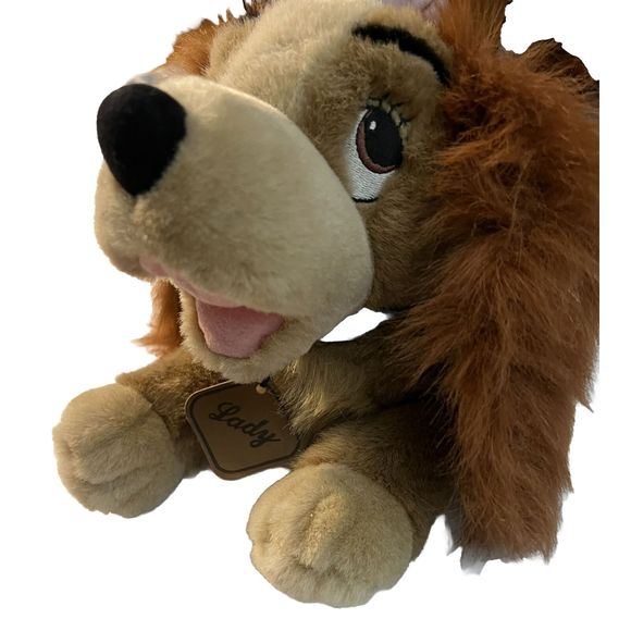 Disney Lady and The Tramp Lady Plush Toy Vintage Walt Disney Company - Picture 1 of 4